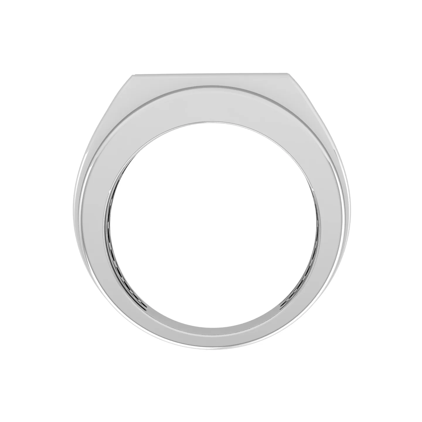 1 ctw Round Lab Grown Diamond Men's Ring
