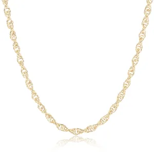 15” Choker Rope Chain - Gold