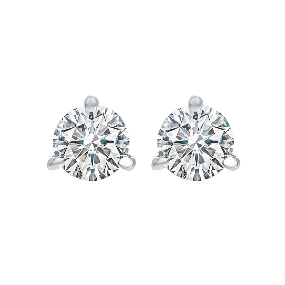 18KT WHITE GOLD DIAMOND (1 1/5CTW) EARRING