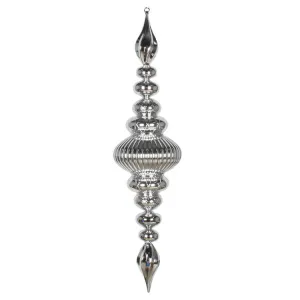 41" Silver Shiny Finial