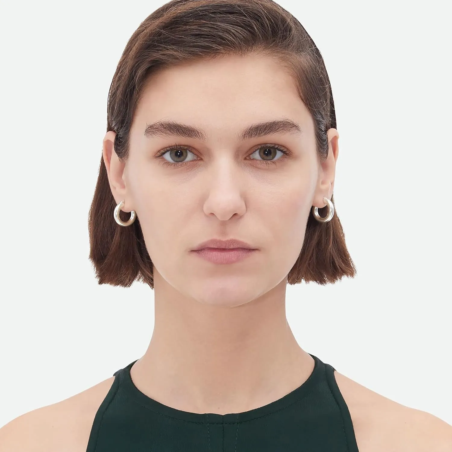 4mm Thick Gold Chunky Earrings Steling Silver Post Hoops Earrings For Women Hollow Tube Hoops Earrings Thick Gold Hoop Earrings Hypoallergenic Lightweight Gold Hoop Large Earrings 20/30/40/50/60MM