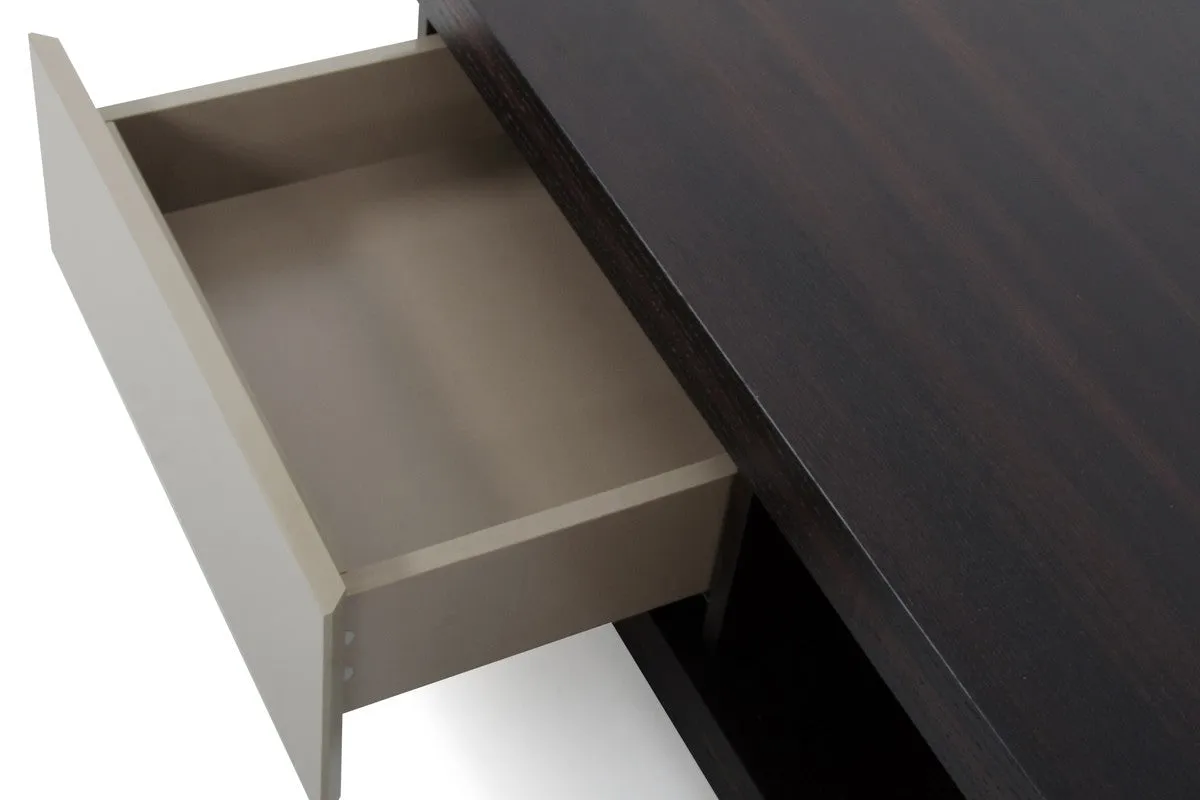 A&X Caligari Modern Oak & Grey Gloss Coffee Table