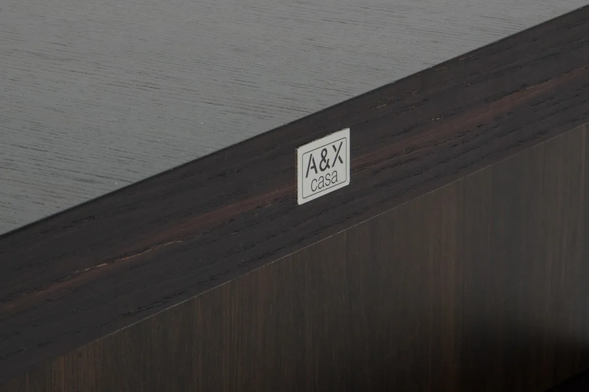 A&X Caligari Modern Oak & Grey Gloss Coffee Table