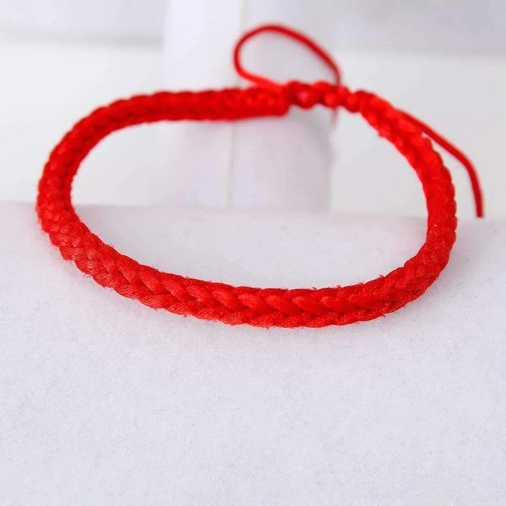 Adjustable Lucky Chinese Braided Red String Bracelet