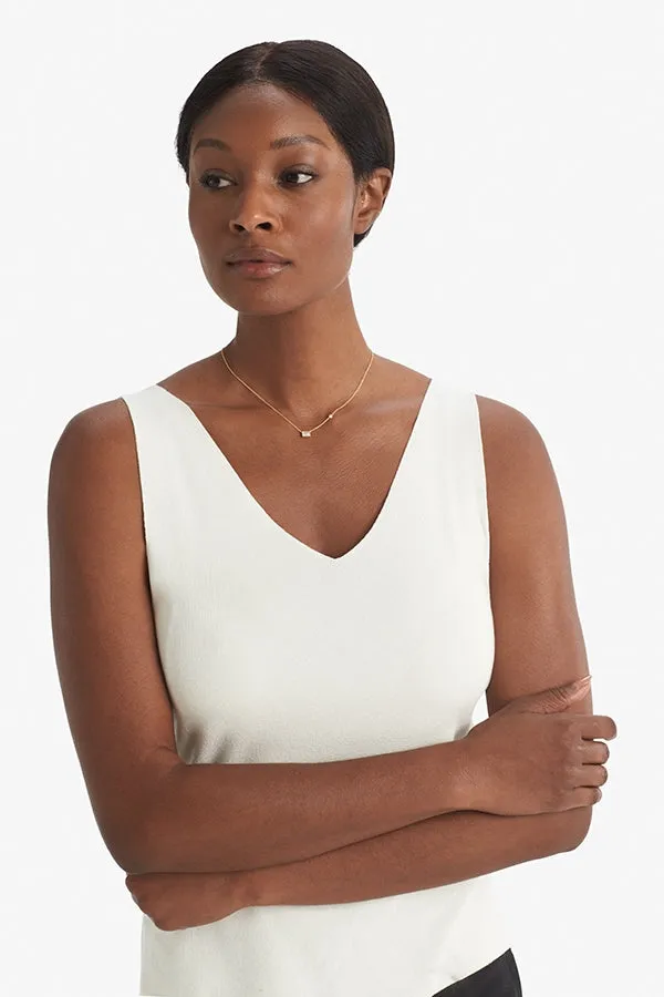 Asscher-Cut Necklace :: Gold