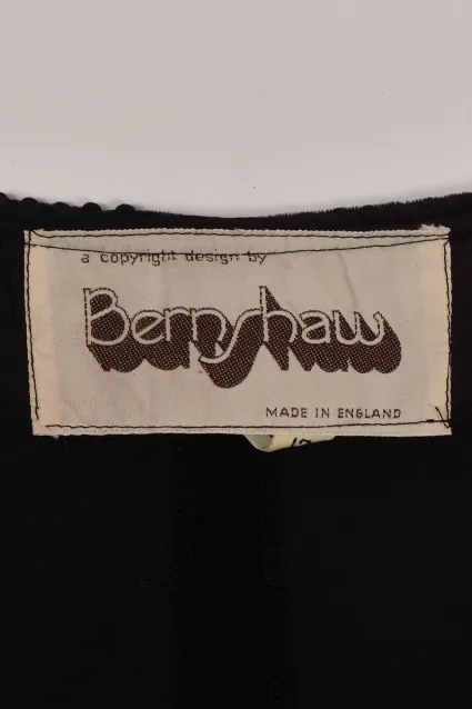 BERNSHAW VELVET LACE UP VEST TOP