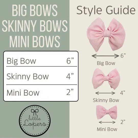 Bronze Velvet Big   Skinny Bow