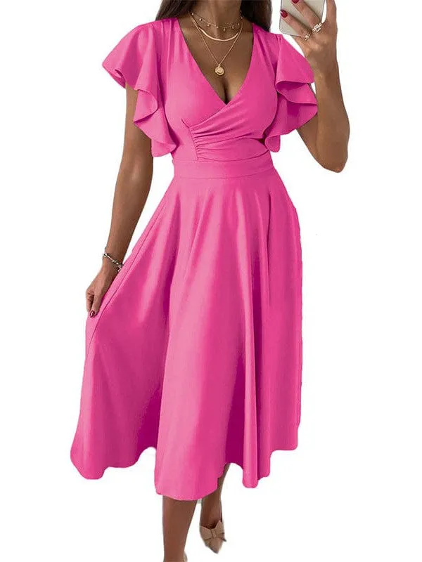 Casual Elegant Midi Dress