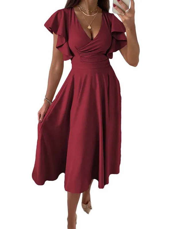 Casual Elegant Midi Dress