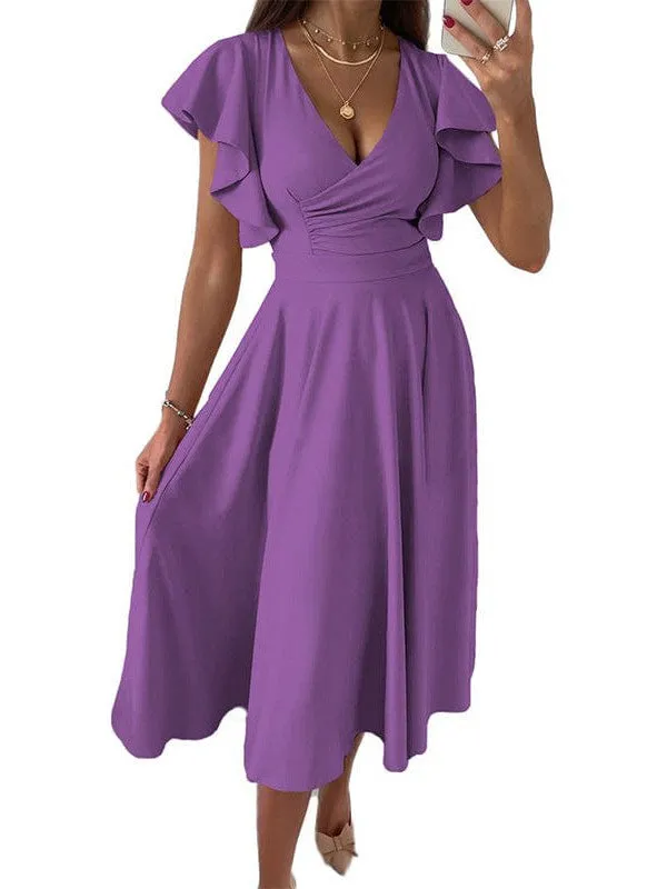 Casual Elegant Midi Dress