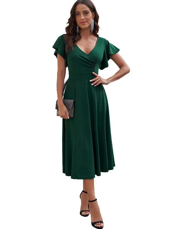 Casual Elegant Midi Dress