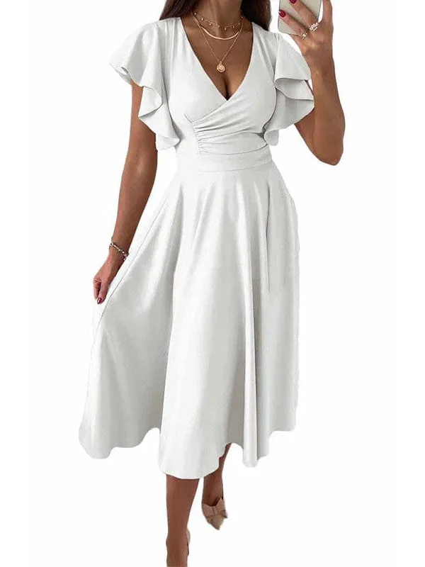 Casual Elegant Midi Dress