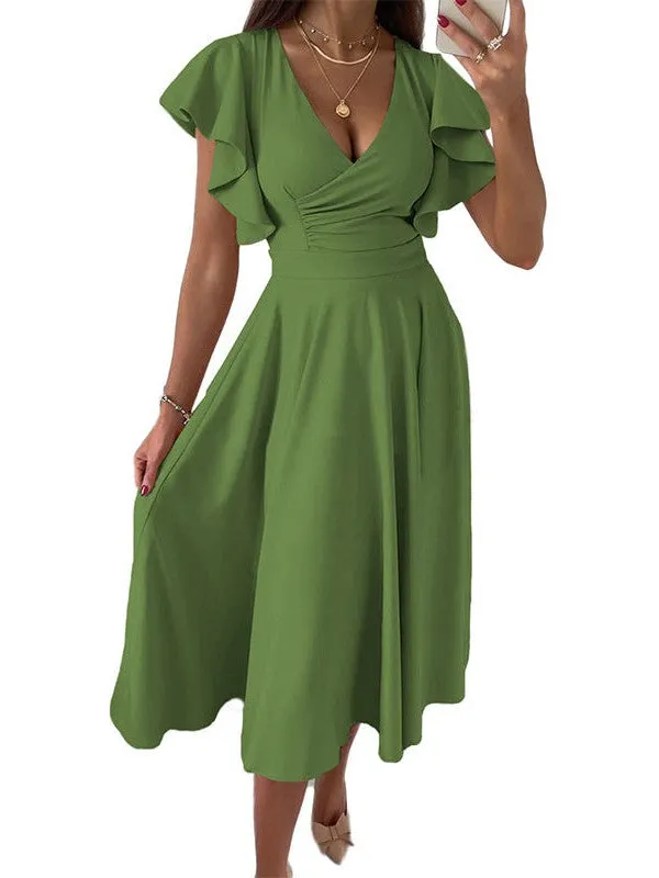 Casual Elegant Midi Dress