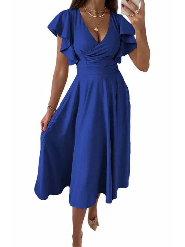 Casual Elegant Midi Dress