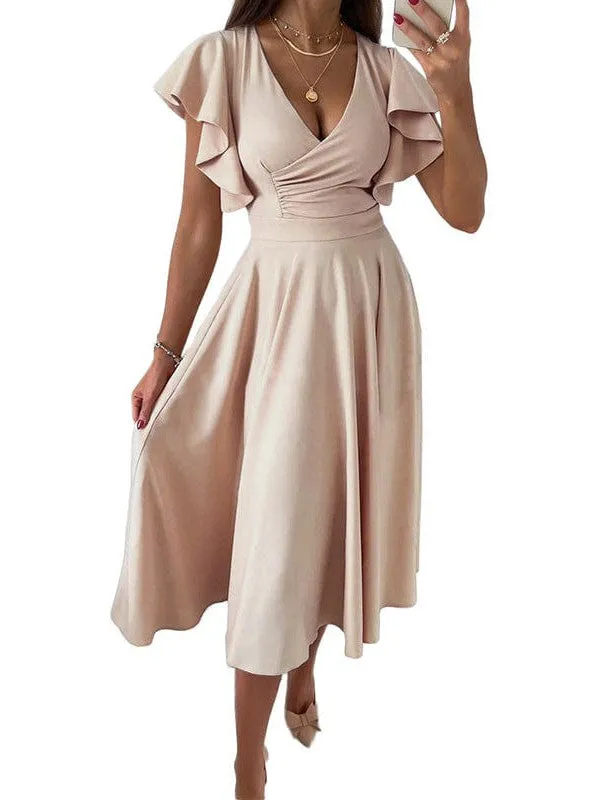 Casual Elegant Midi Dress