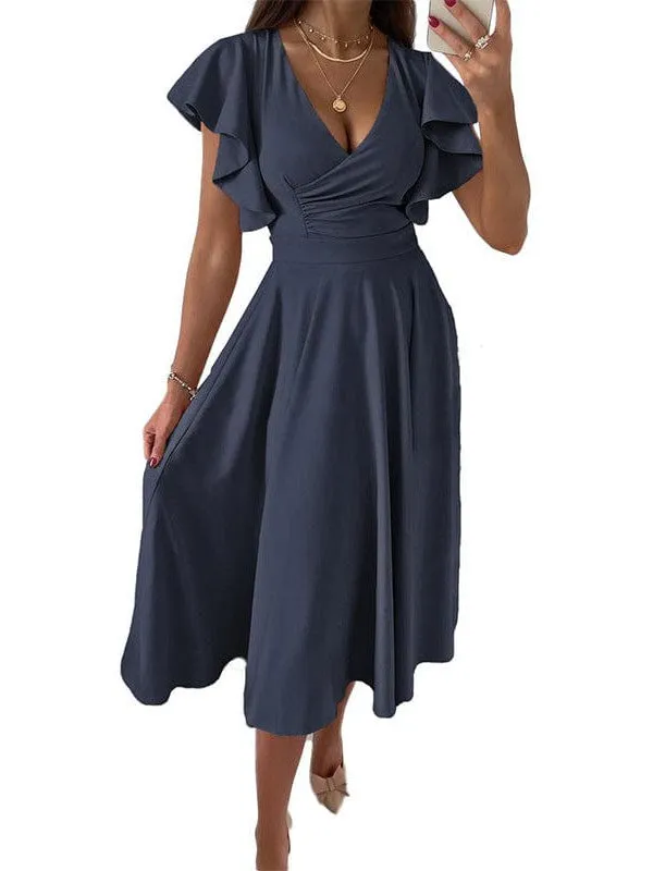 Casual Elegant Midi Dress