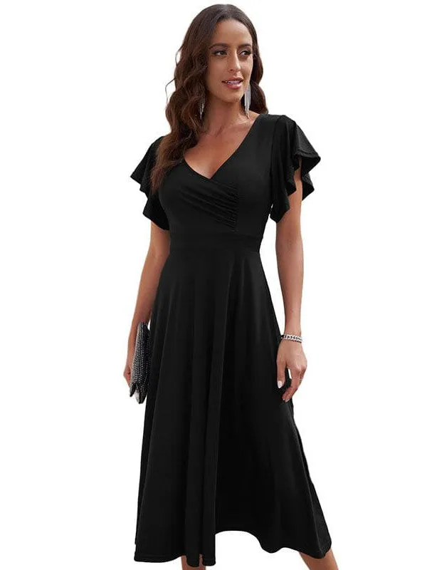 Casual Elegant Midi Dress