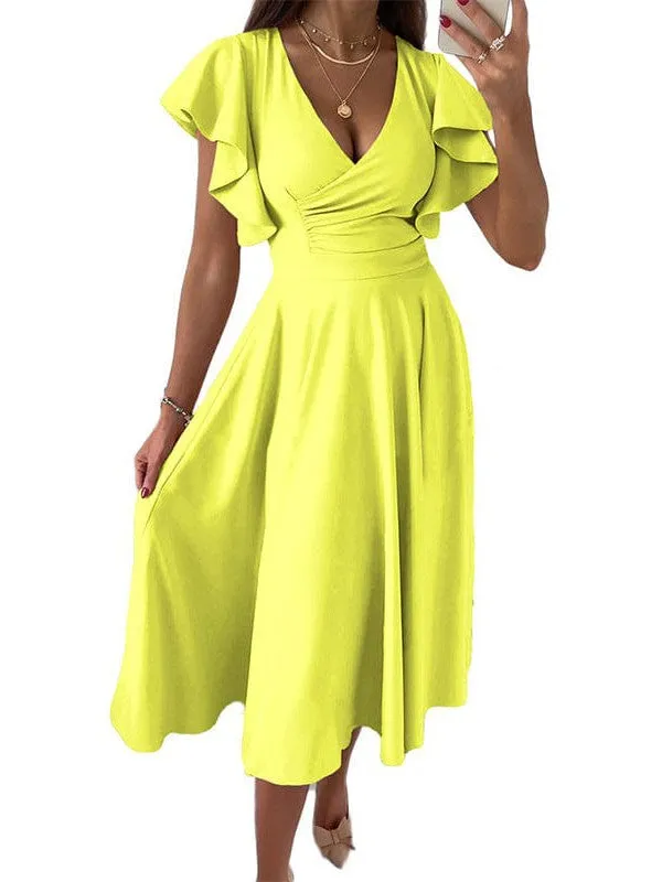 Casual Elegant Midi Dress