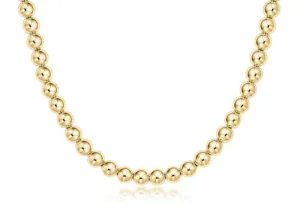 Choker Classic Gold 6mm Bead