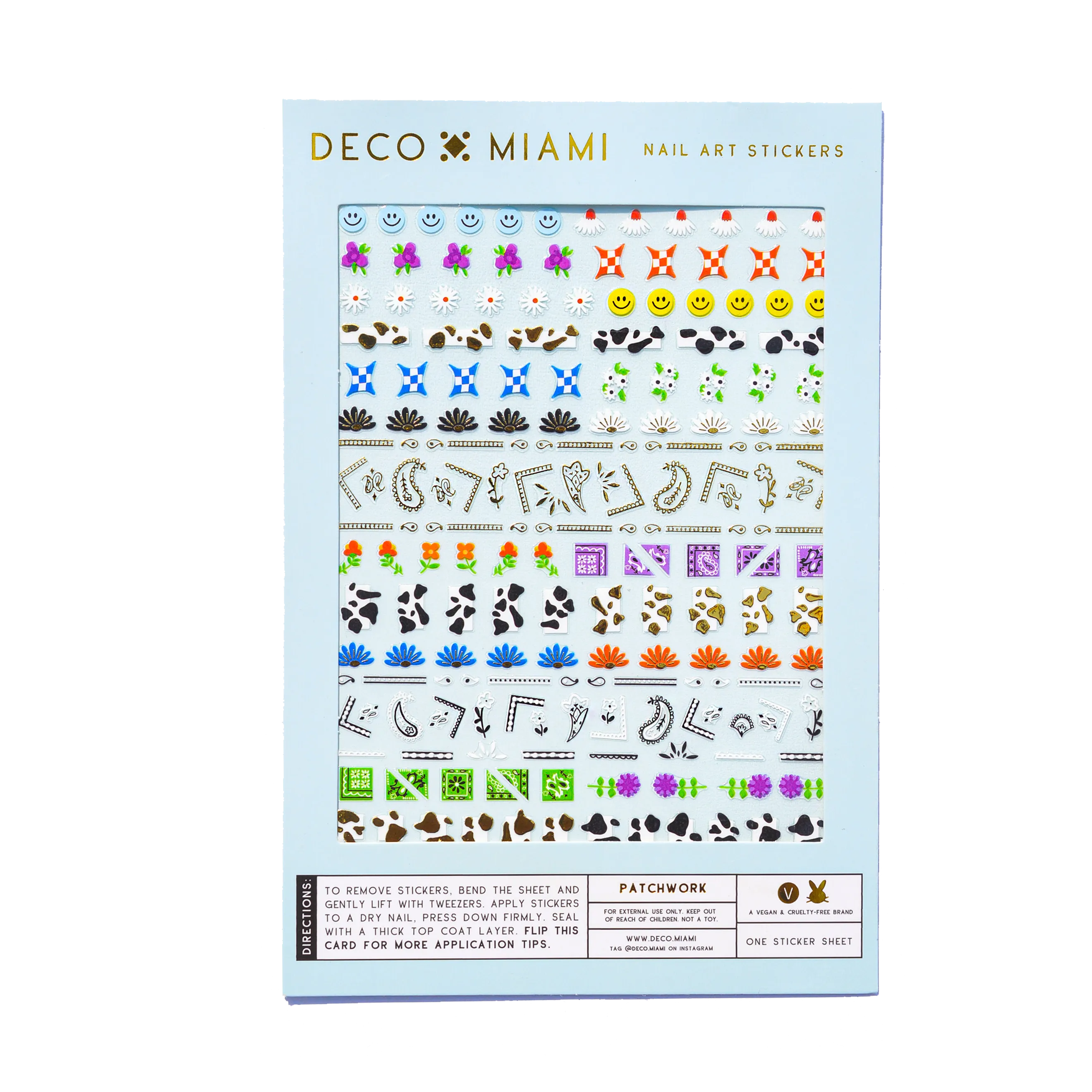 Deco Miami - Patchwork Nail Stickers