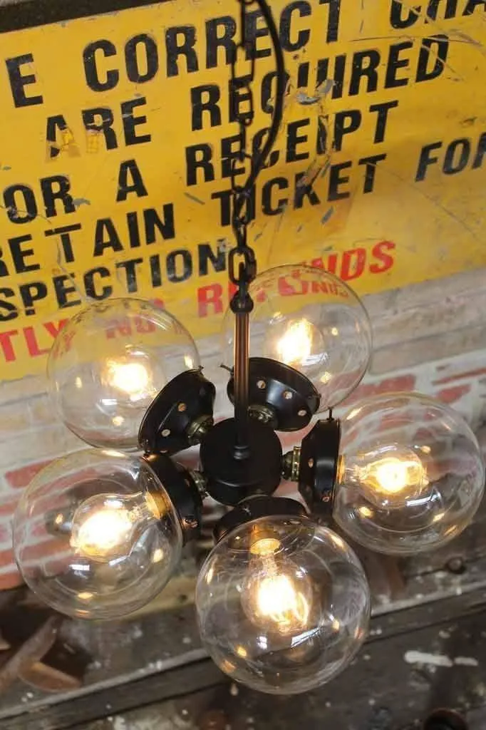 Diner Glass Ball Pendant