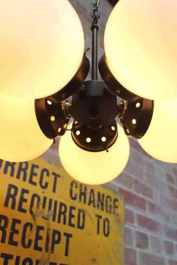 Diner Glass Ball Pendant