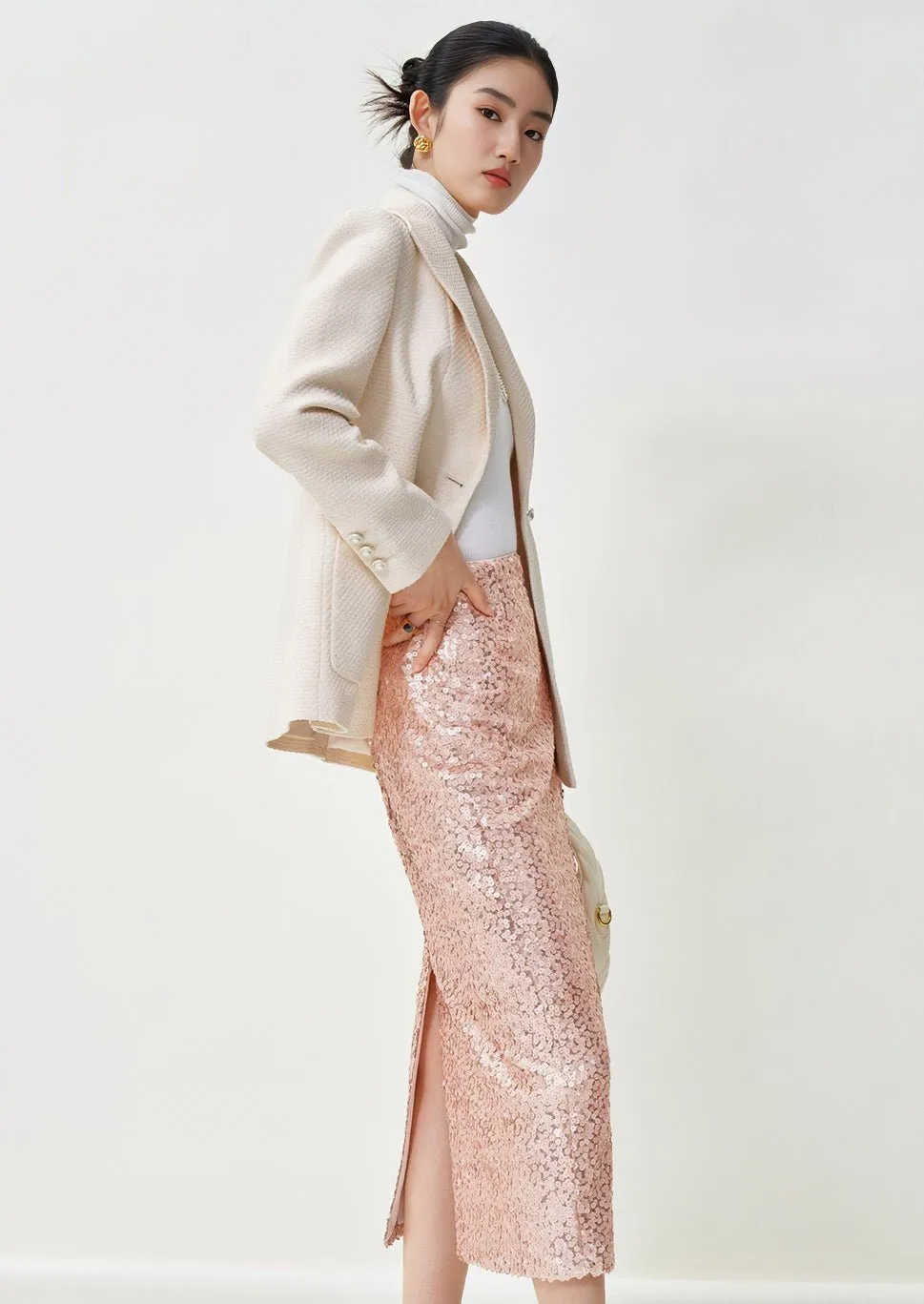 ELEGANT CHIC SLIM BLAZER