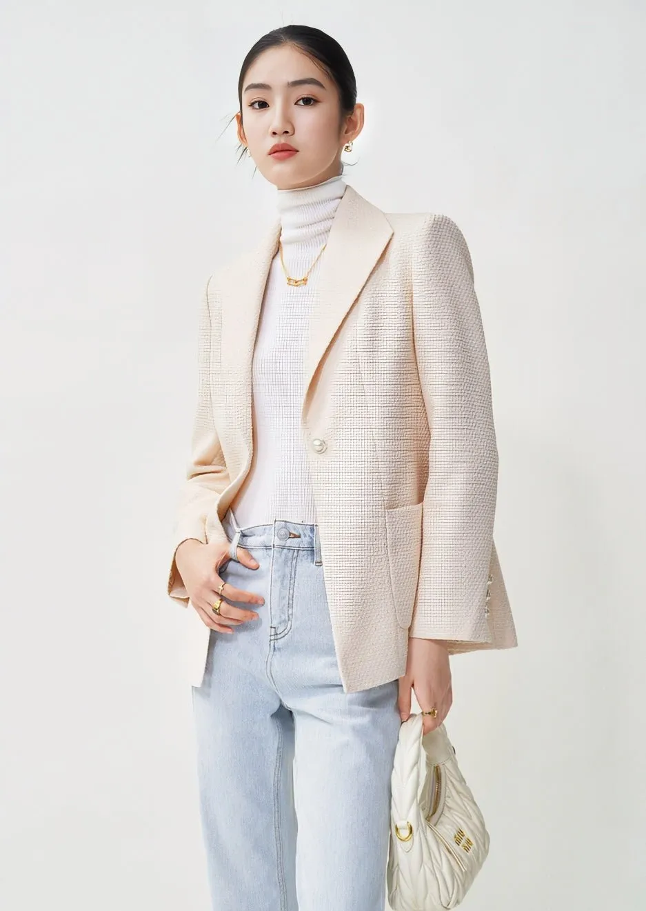 ELEGANT CHIC SLIM BLAZER