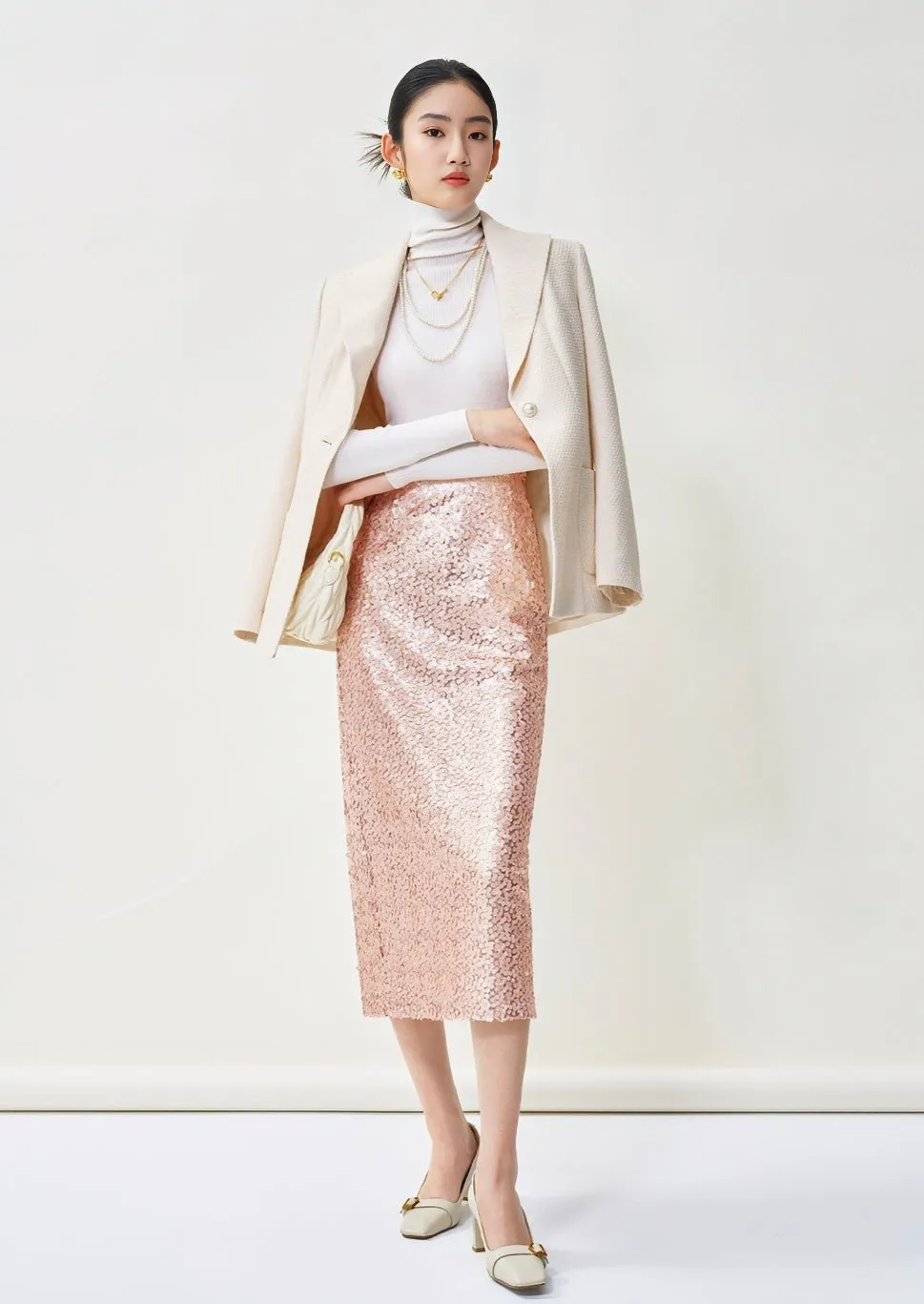 ELEGANT CHIC SLIM BLAZER