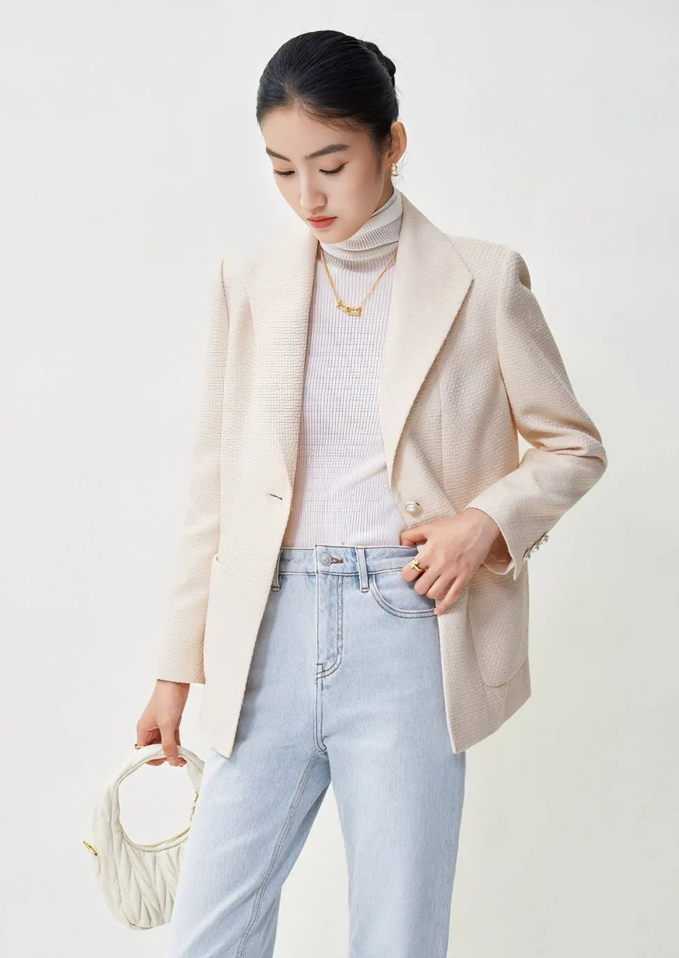 ELEGANT CHIC SLIM BLAZER