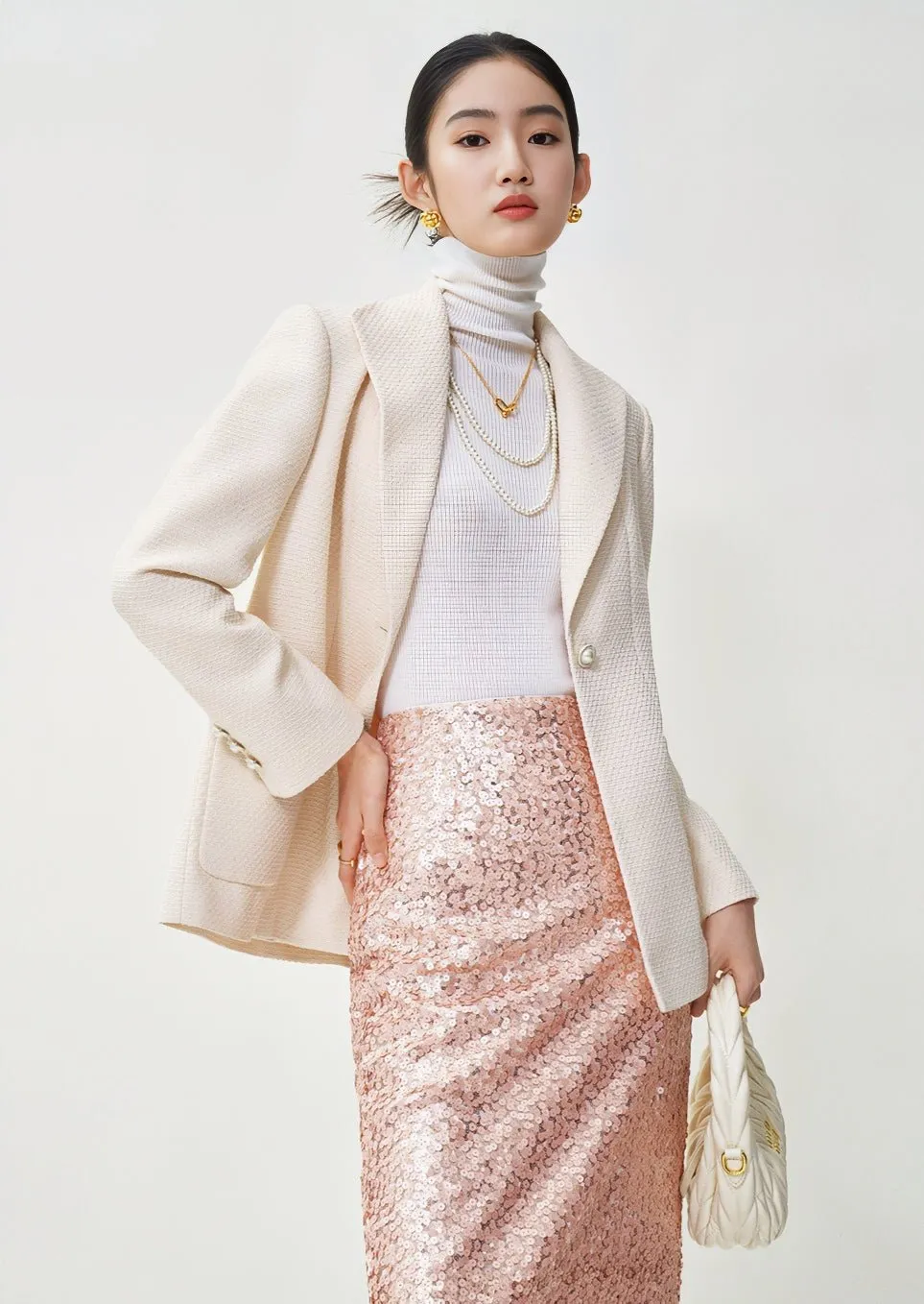 ELEGANT CHIC SLIM BLAZER