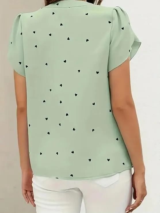 Elegant Green Slim-Fit Top