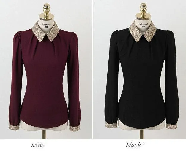 Elegant slim long-sleeve (US 4-14)