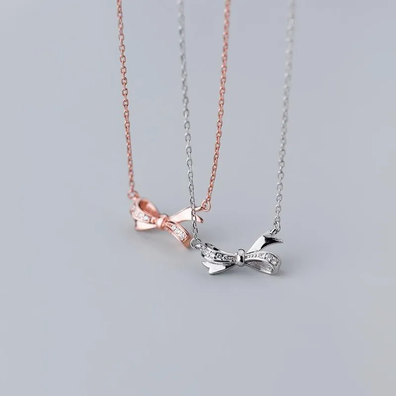 Elite Bow Knot Minimal Necklace