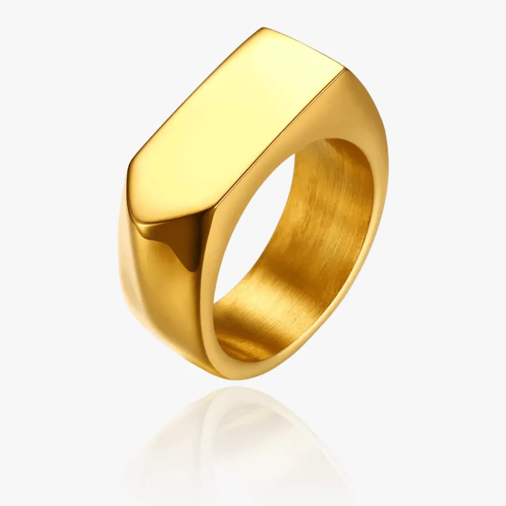 Flat Minimal Ring (Gold)
