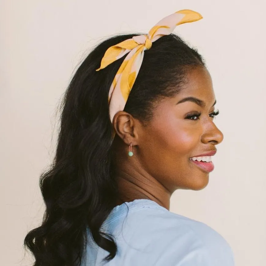 Gold Dainty Dot Earrings