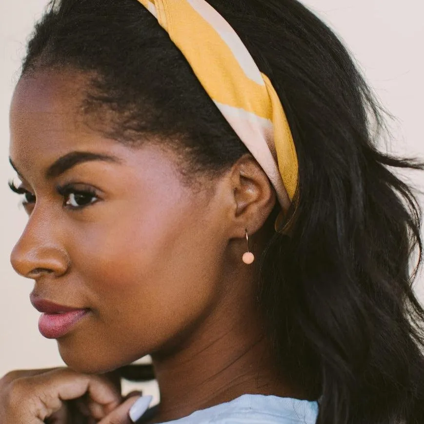 Gold Dainty Dot Earrings