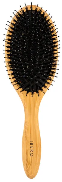 Hairbrush With Natural Bristles, Large