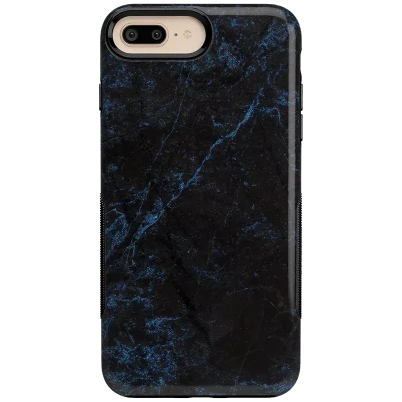 Midnight Marble | Black & Navy Case