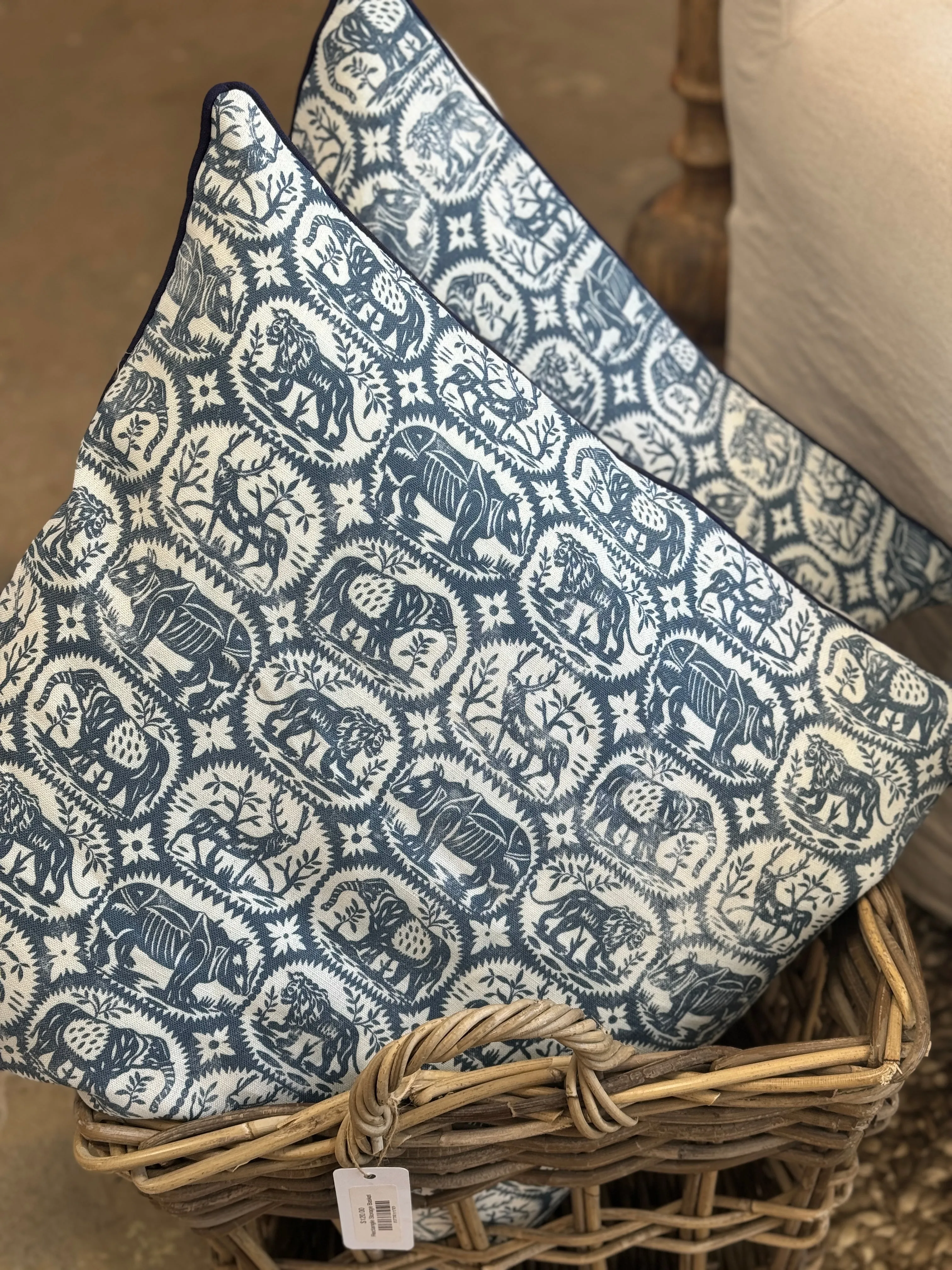 Nine Muses | Indienne Zoo Cushion - 60cm