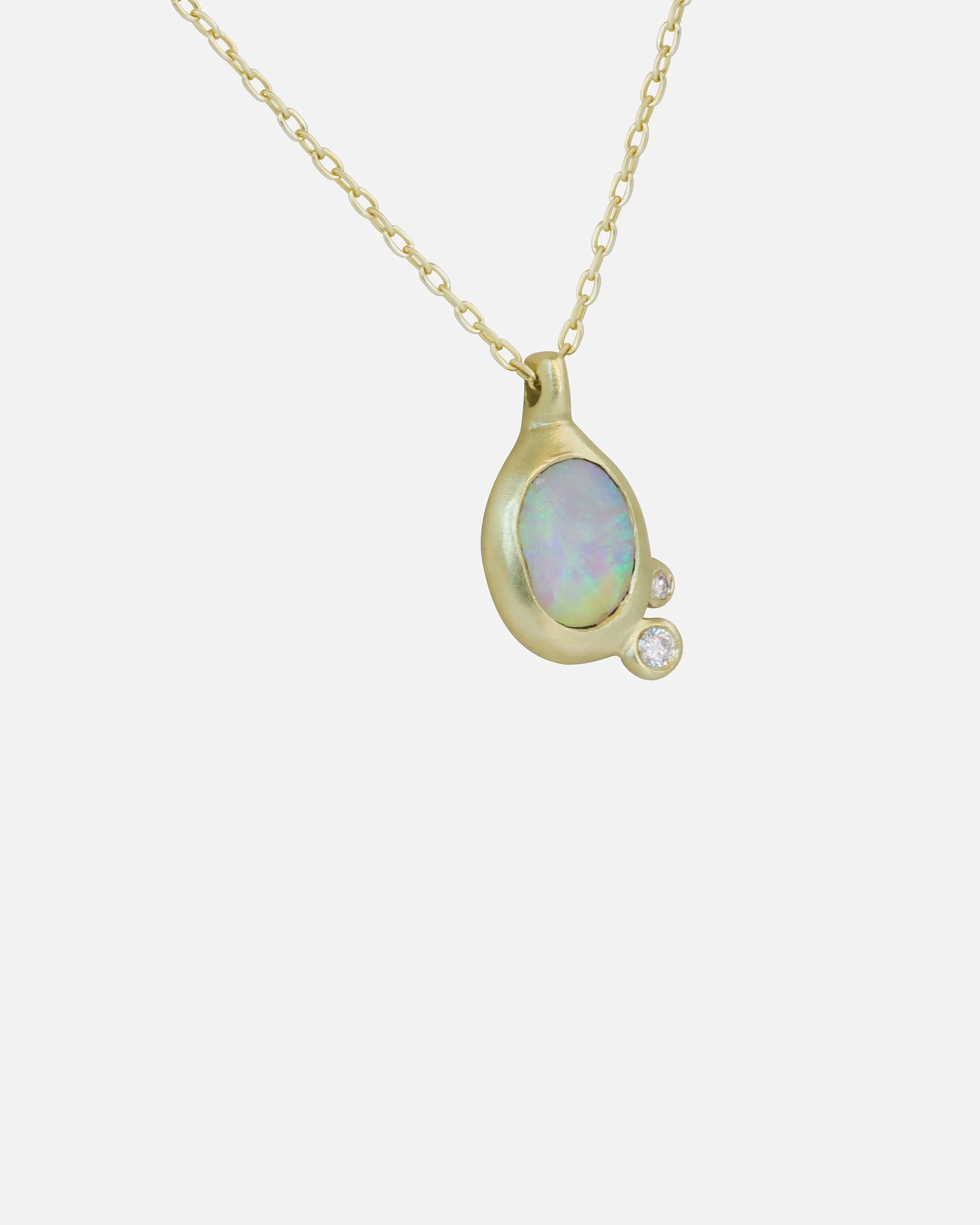 Nugget with Melee Diamonds / Pendant