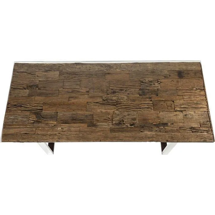 Rustico Glass/Recycled Wood Table