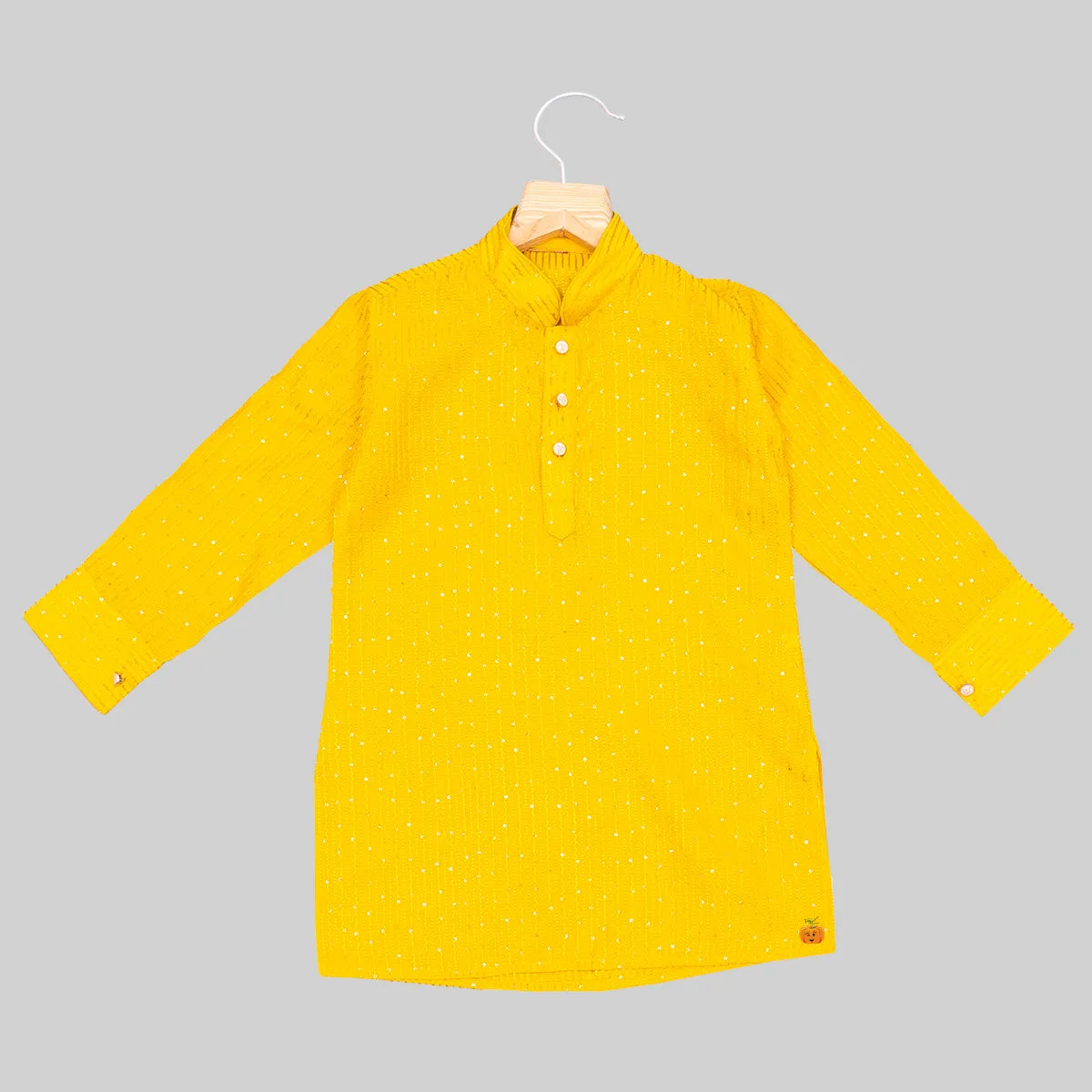 Sequin Embroidered Boys Kurta Pajama