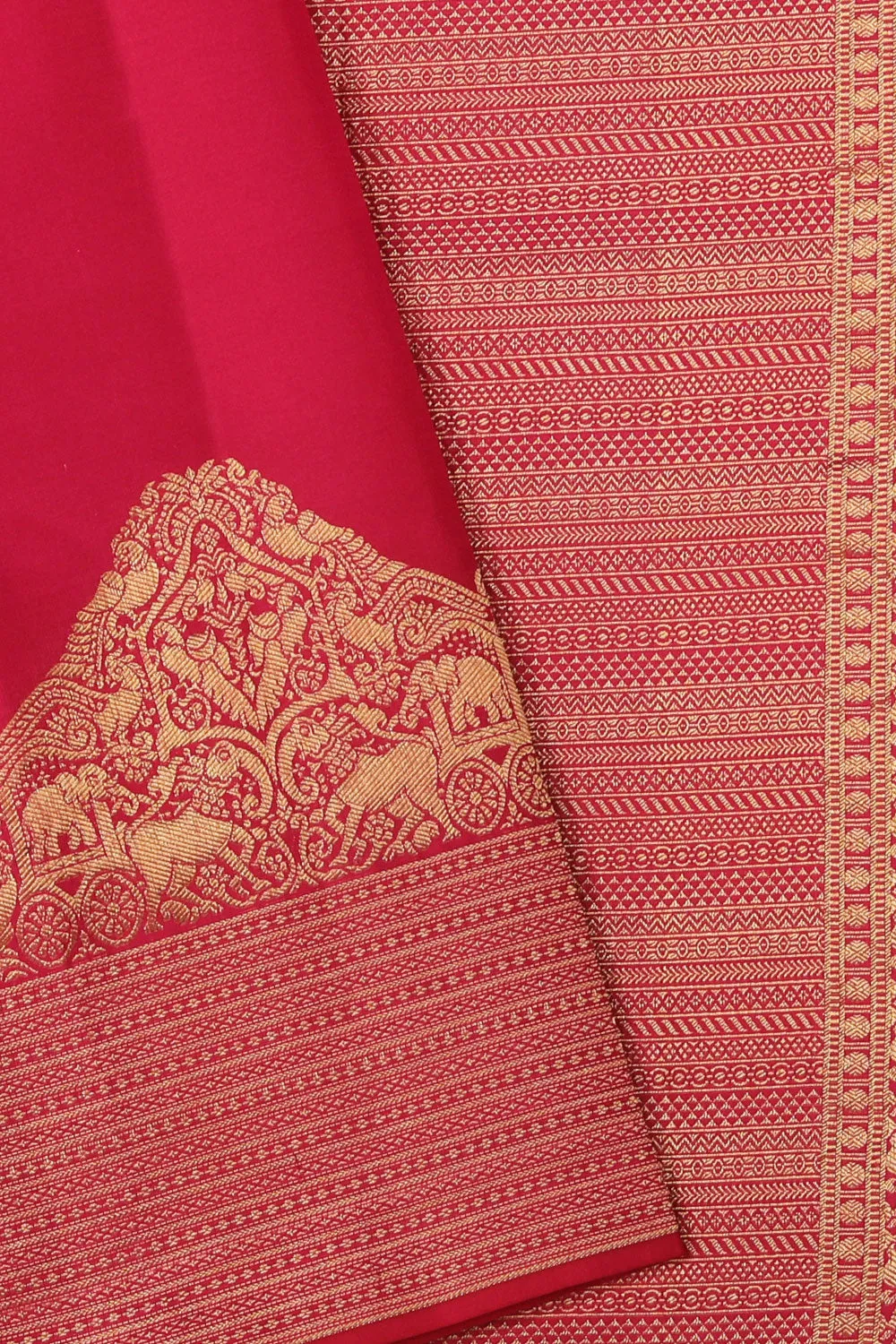 Simple Yet Elegant Silk Pink Saree