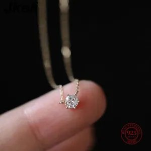 Solitaire Pendant Necklace