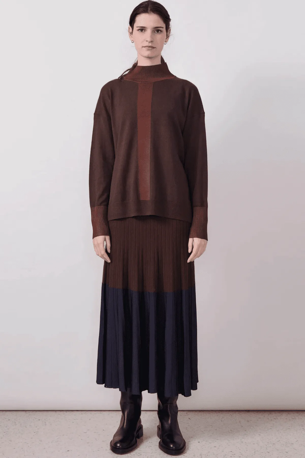 SWIFT SKIRT CHOC/INK